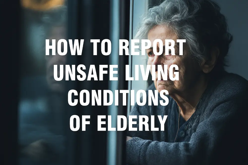 How to Report Unsafe Living Conditions of Elderly